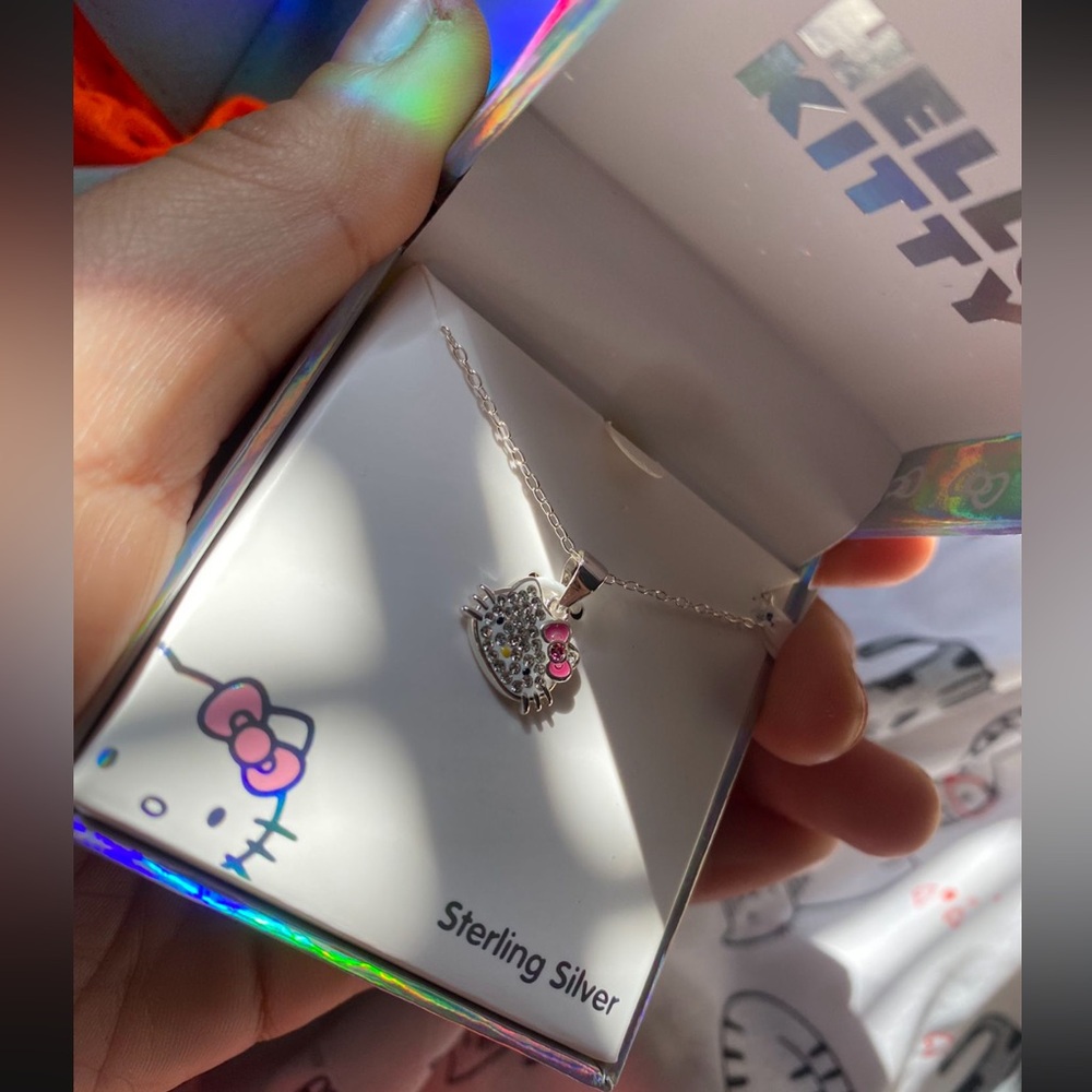 Hello Kitty Sterling Sliver Necklace